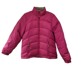 L.L.Bean, Goose Down Puffer Jacket, Winter, Full Zip Up, Women's sz S, L- 26.5 I